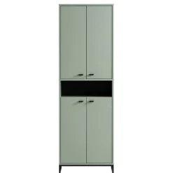 Set Dielenmöbel in Graugrün - Velmarun (vierteilig)