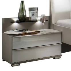 Set Doppelbett & Schrank - Nino (vierteilig)