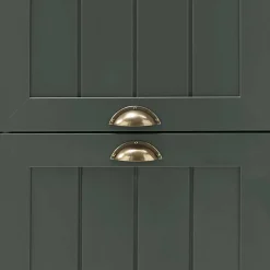 Set Flur Einrichtung in Dunkelgrün - Niestov (fünfteilig)