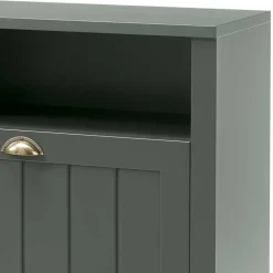 Set Flur Einrichtung in Dunkelgrün - Niestov (fünfteilig)