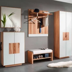 Set Flurmöbel in Weiß Kernbuche - Mandrey (fünfteilig)