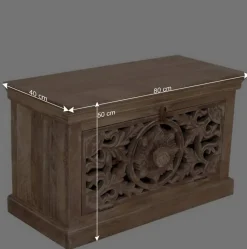 Set Garderoben Möbel im Boho Style - Runiasa (dreiteilig)