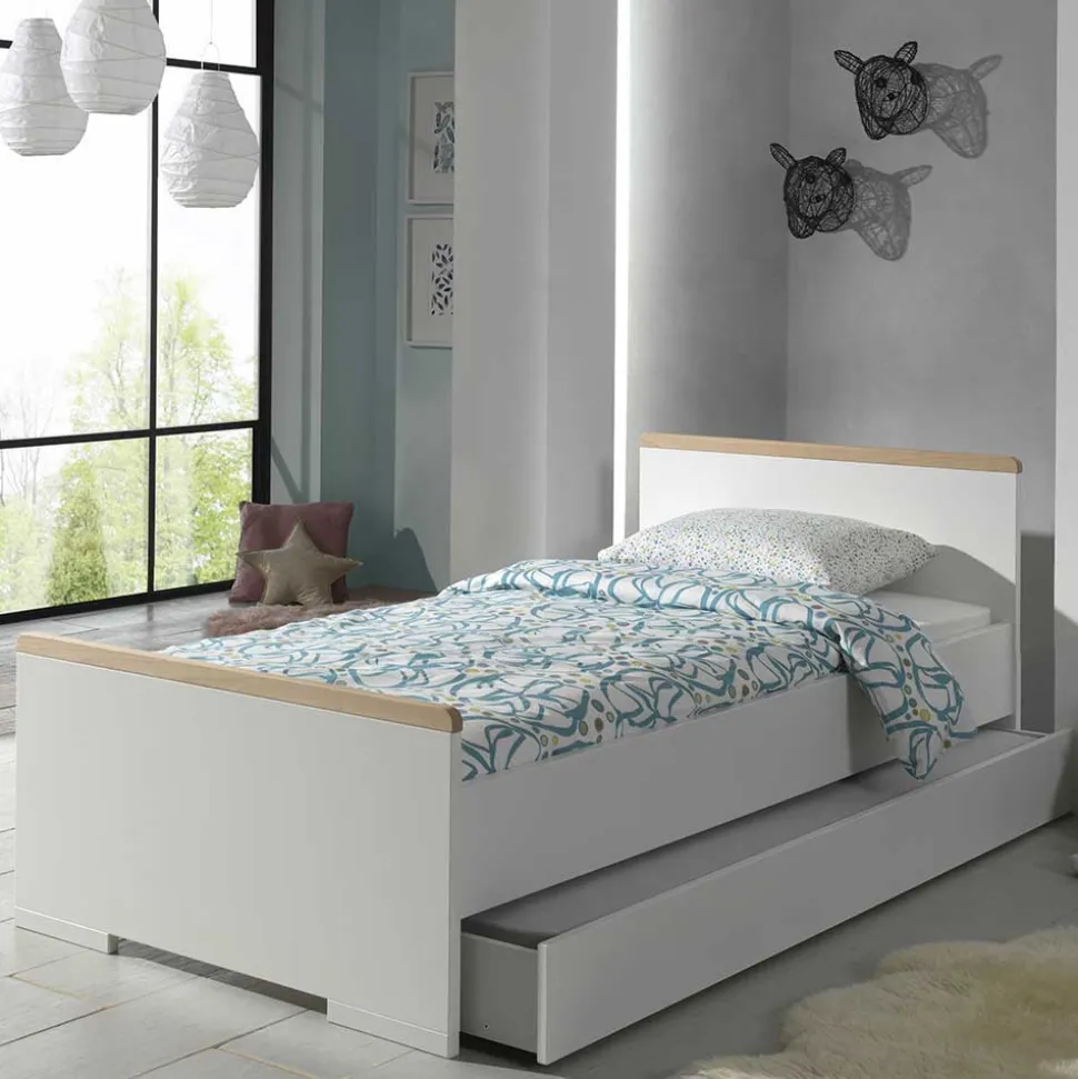 Set Jugendmöbel in Weiß - Eldrus (sechsteilig)