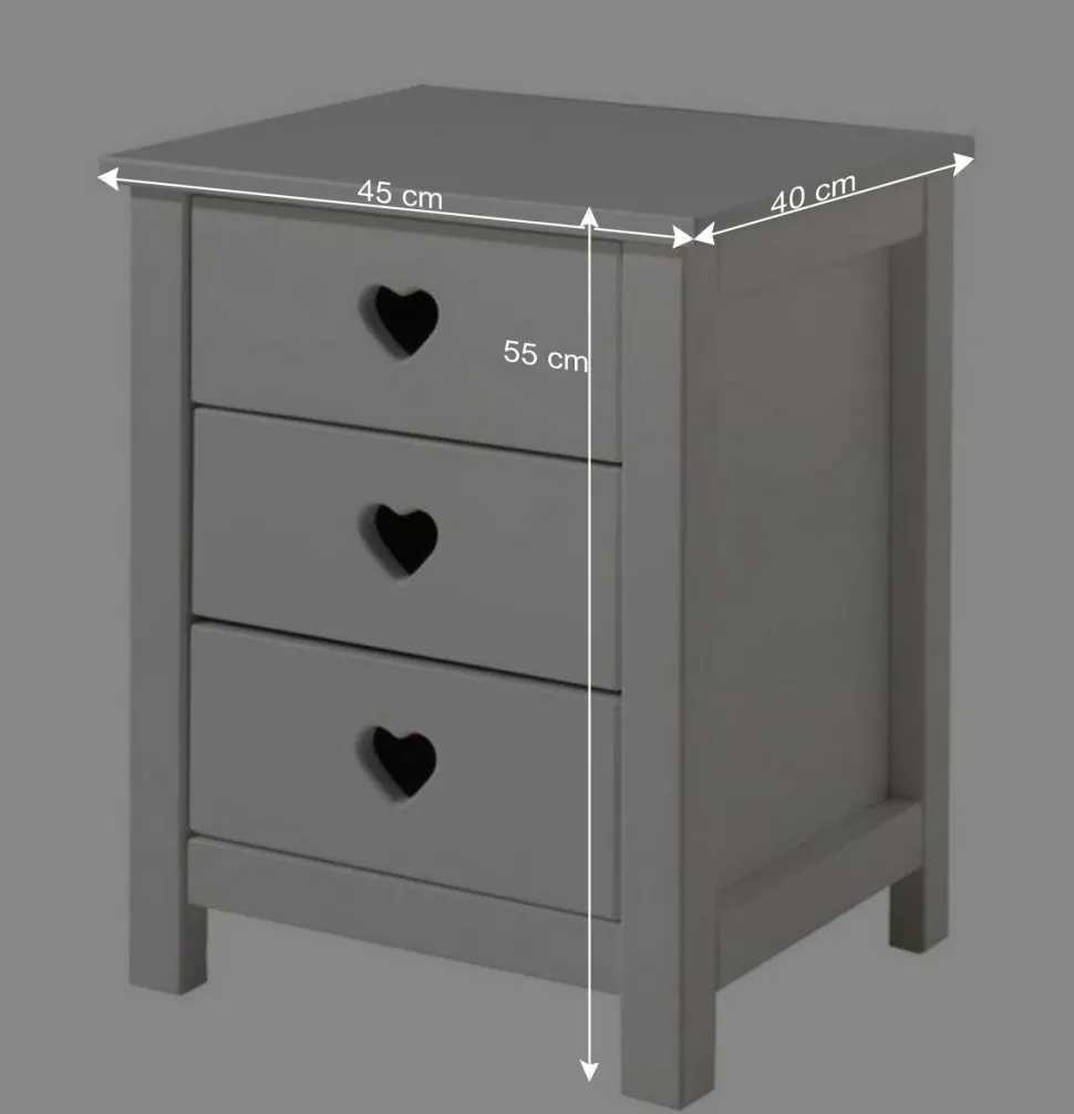 Set Jugendzimmer Einrichtung Grandory in Weiß (dreiteilig)