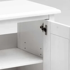 Set Landhaus Badmöbel aus Holz - Satumare (dreiteilig)