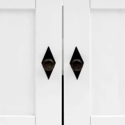 Set Landhaus Badmöbel aus Holz - Satumare (dreiteilig)