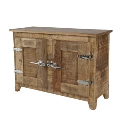 Set Massivholz Badmöbel rustikal - Suennas (dreiteilig)