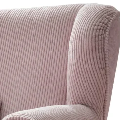 Set Ohrensessel mit Fußhocker - Noah (zweiteilig)