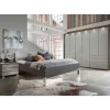 Set Schlafzimmer in Hellgrau & Braun - Ocavado (vierteilig)