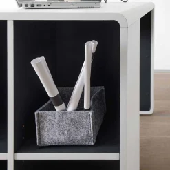 Set Schreibtisch & Rollcontainer - Chrysa (zweiteilig)