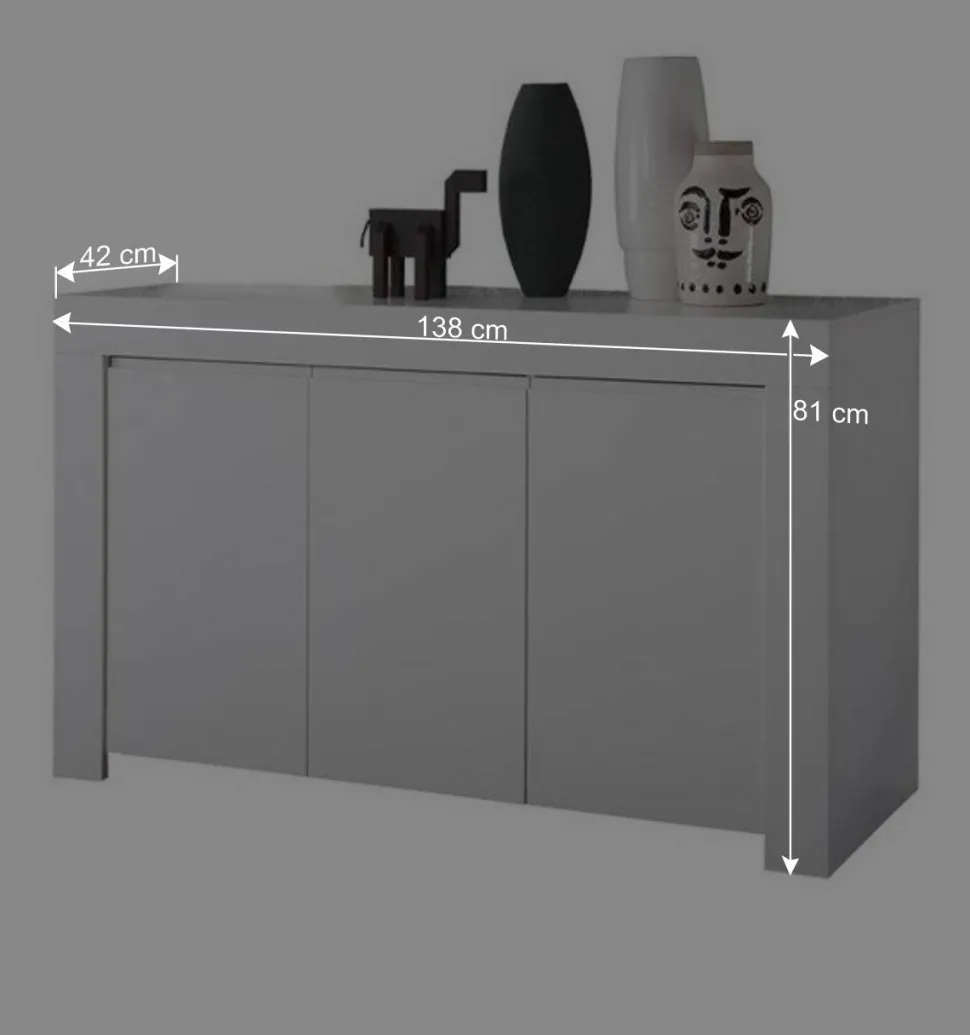 Set TV Board & Sideboard & Schrank - Mikes (dreiteilig)