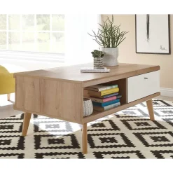 Set Wohnzimmer Einrichtung zweifarbig - Cablos (fünfteilig)