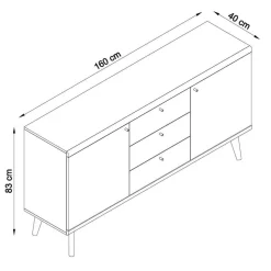 Set Wohnzimmer Möbel mit Sofatisch - Cablos I (fünfteilig)
