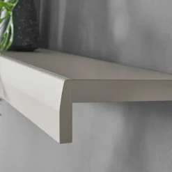 Set Wohnzimmermöbel in Hellgrau & Zinneiche - Lioscas (dreiteilig)