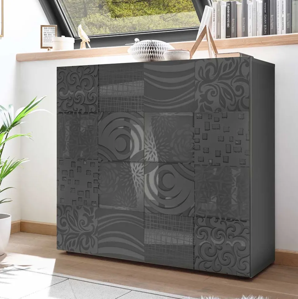 Set Wohnzimmer-Schränke modern - Ipatal (dreiteilig)