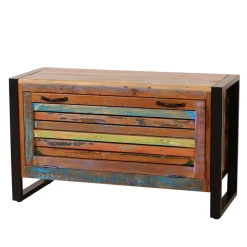 Shabby Chic Bank mit Schuhaufbewahrung - Vosbadus