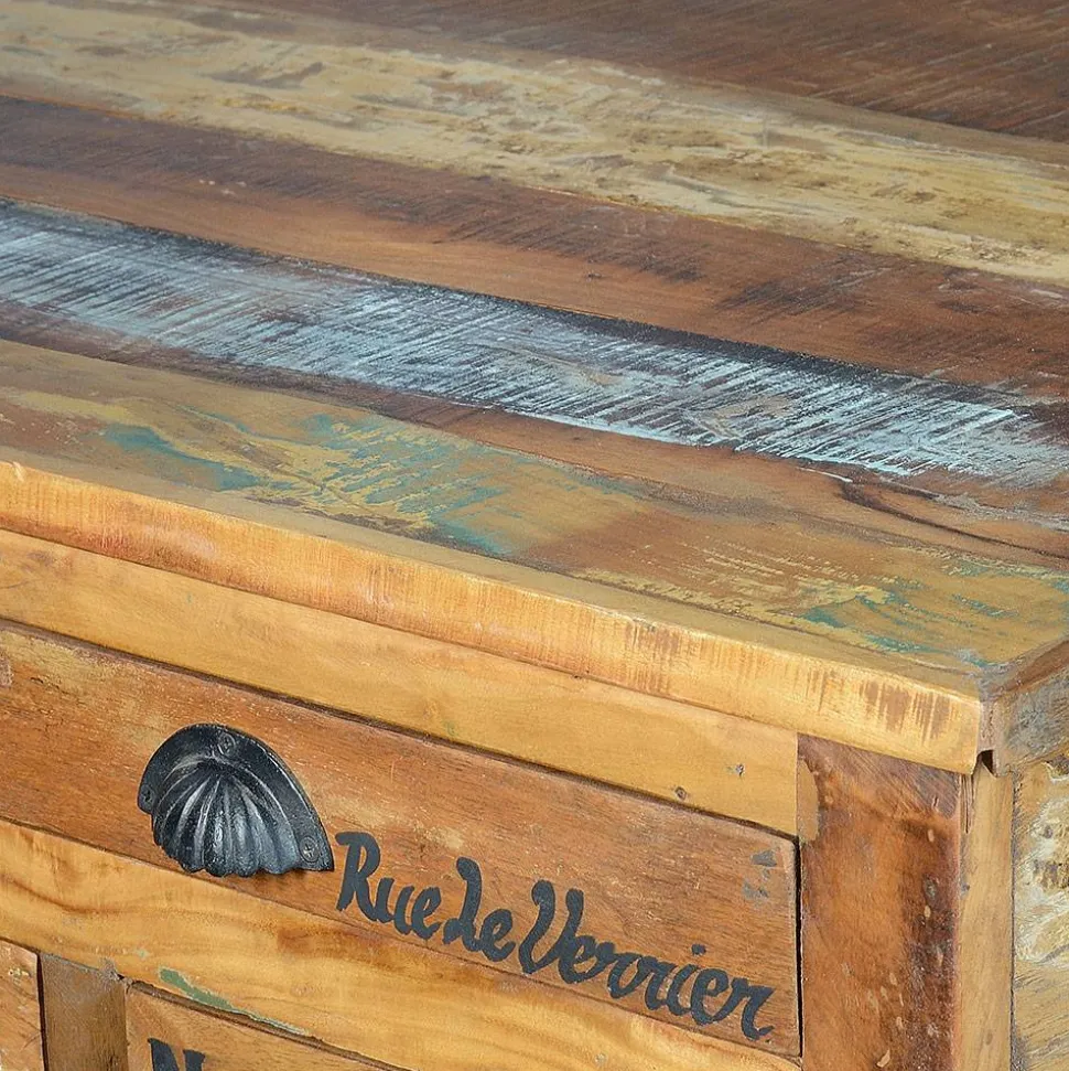 Shabby Chic Couchtisch mit Industry Flair - Vatrima