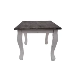 Shabby Chic Couchtisch Pascan in Weiß Grau