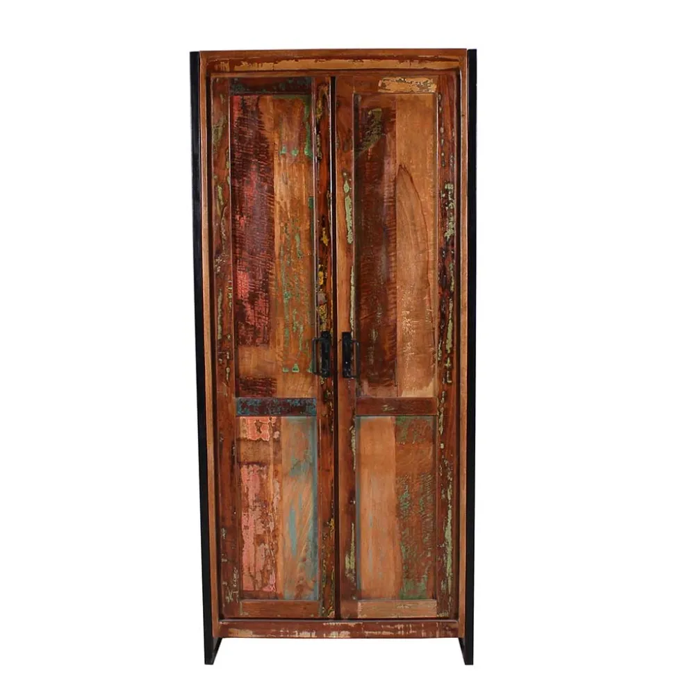 Shabby Chic Dielenschrank aus Recyclingholz - Ensley