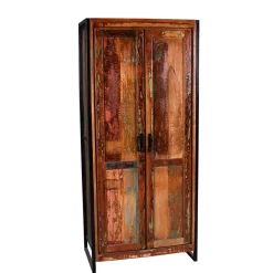 Shabby Chic Dielenschrank aus Recyclingholz - Ensley