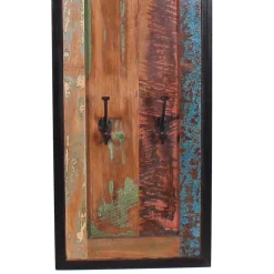 Shabby Chic Garderobenpaneel mit 4 Haken - Ensley