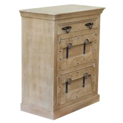 Shabby Chic Schuhkommode in Grey Wash - Abid