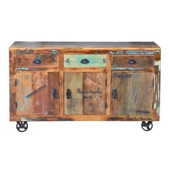 Shabby Chic Sideboard aus Recyclingholz - Vatrima