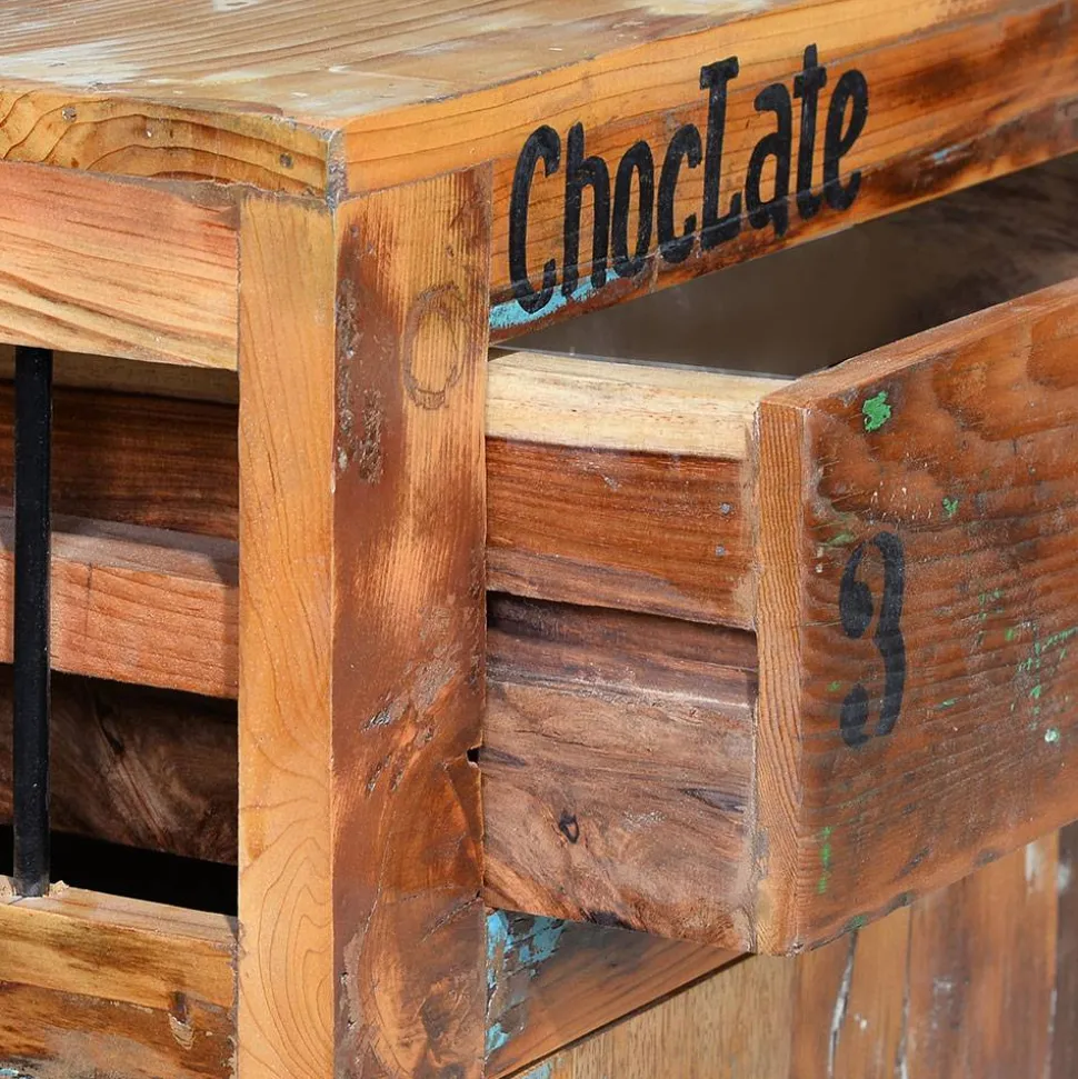 Shabby Chic Sideboard aus Recyclingholz - Vatrima