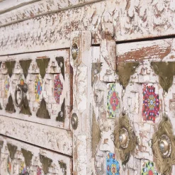 Shabby Chic Sideboard in Antikweiß - Mirell