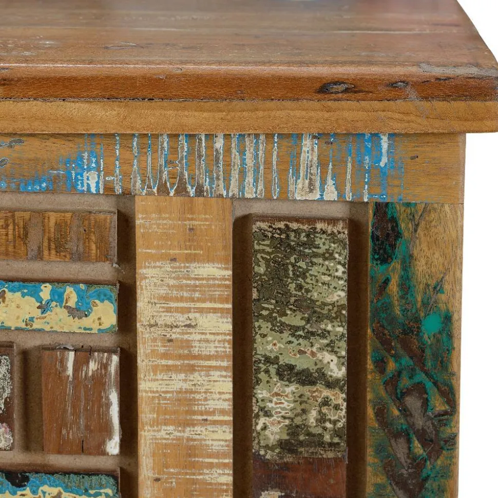 Shabby Chic Truhe aus Recyclingholz - Tunar