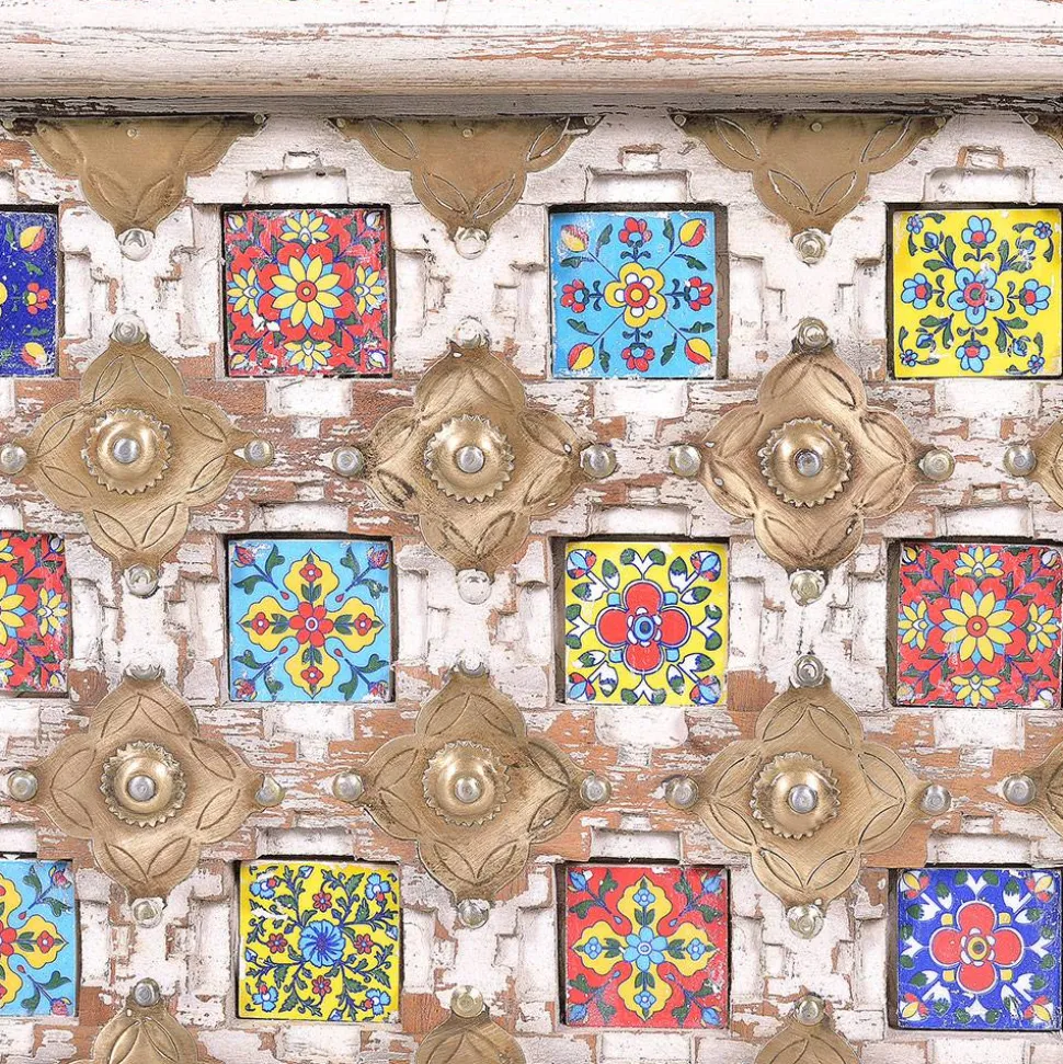 Shabby Chic Truhe in Antikweiß - Mirell