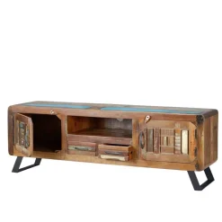 Shabby Chic TV Lowboard aus Recyclingholz - Tunar