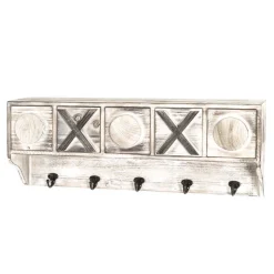 Shabby Chic Wandgarderobe mit fünf Schubladen - Amy