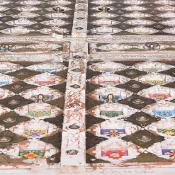 Shabby Chic Wohnzimmerschrank in Antikweiß - Mirell