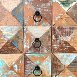 Shabby Design Nachtkommode aus Recyclingholz - Zeremonia