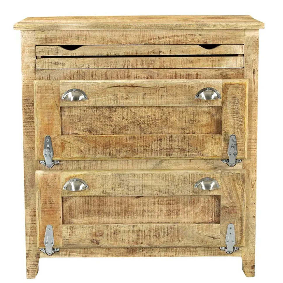 Shabby Design Schuhschrank mit 2 Klappen - Suennas