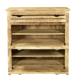 Shabby Design Schuhschrank mit 2 Klappen - Suennas