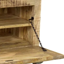 Shabby Design Schuhschrank mit 2 Klappen - Suennas