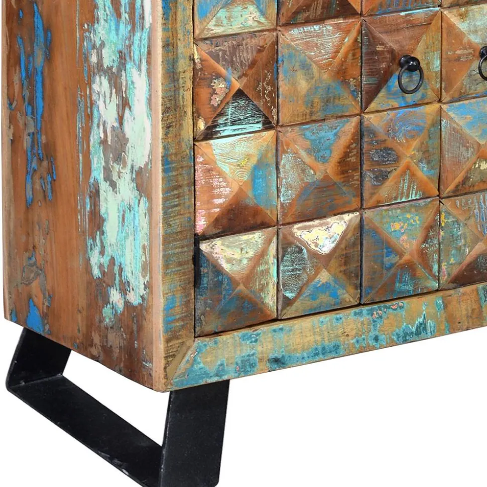 Shabby Design Vitrine aus Recyclingholz - Zeremonia