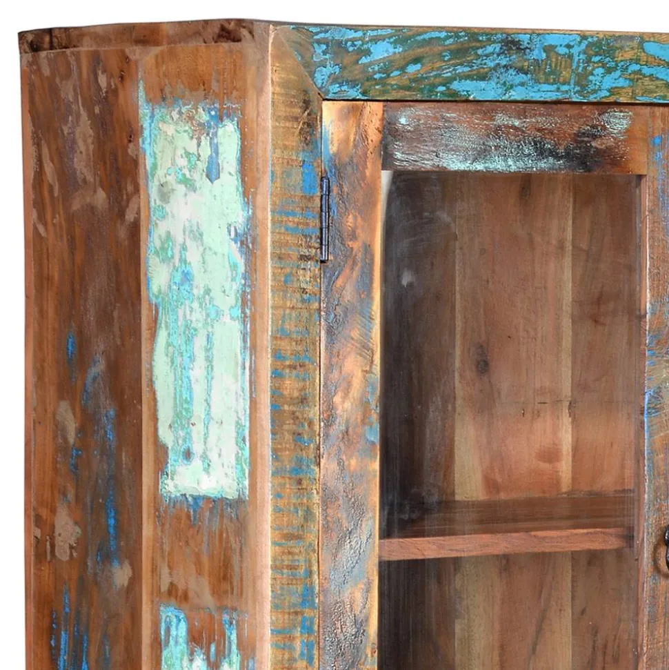 Shabby Design Vitrine aus Recyclingholz - Zeremonia