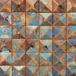 Shabby Design Vitrine aus Recyclingholz - Zeremonia