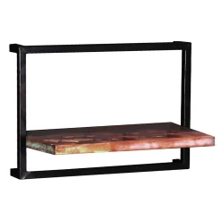 Shabby Hängeregal Set in Bunt & Schwarz - Jamaica (dreiteilig)