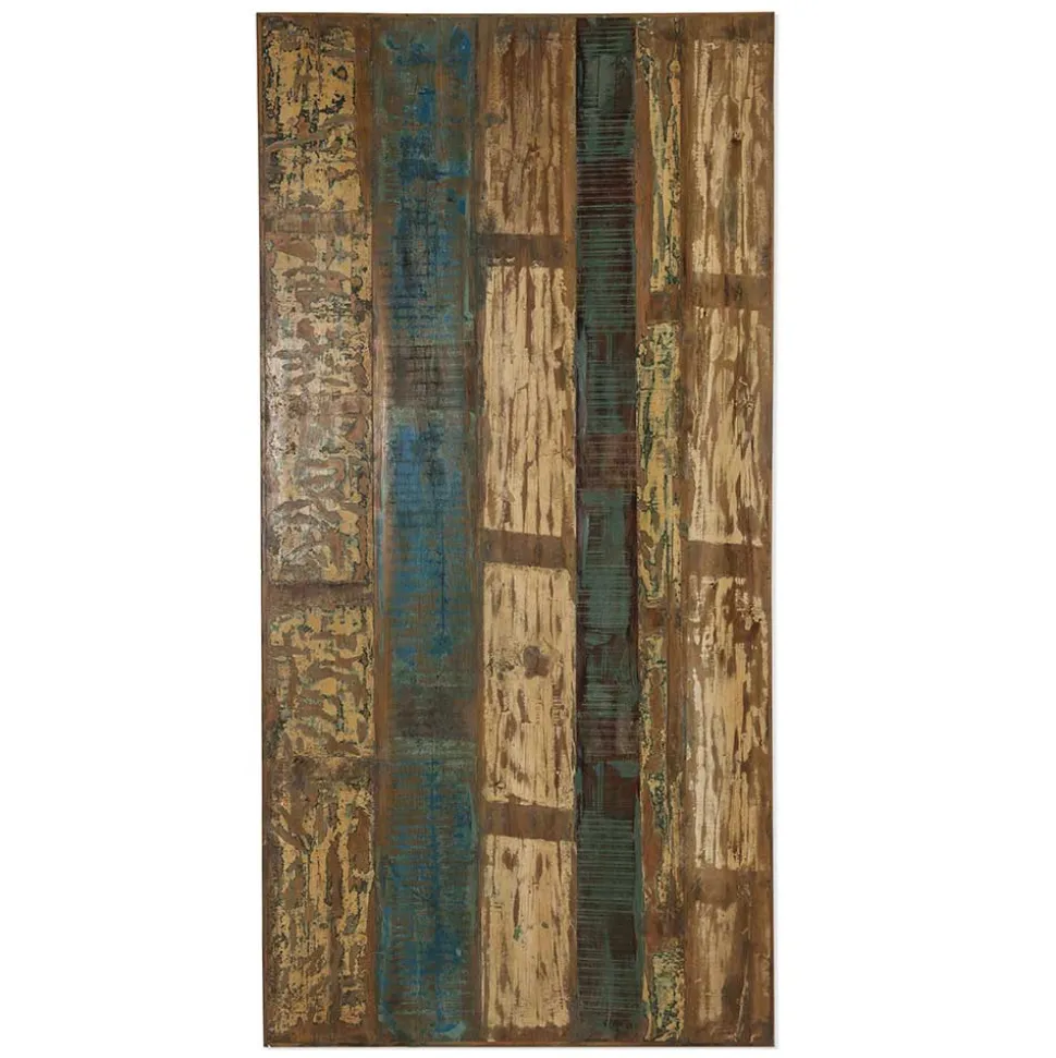 Shabby Tisch aus buntem Recyclingholz - Konrad