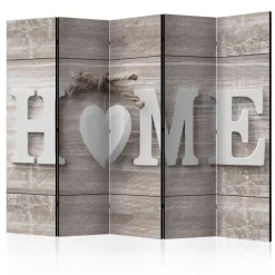 Sichtschutz Paravent Home Schrift - Ucaida