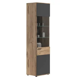 Sideboard & zwei Vitrinenschränke Set - Lucios (dreiteilig)