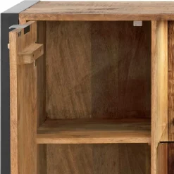 Sideboard aus Recyclingholz Mango & Metall - Acira