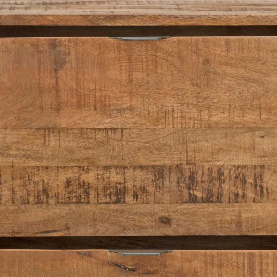 Sideboard aus Recyclingholz Mango & Metall - Acira