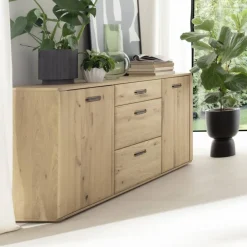 Sideboard in Asteiche Hell - Jevedaz