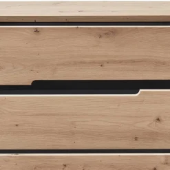 Sideboard in Wildeiche & Dunkelgrau - Kuetra