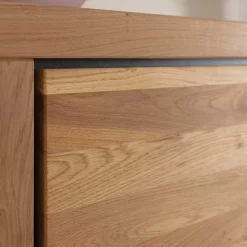 Sideboard in Wildeiche mit Schwarz - Vlacoma